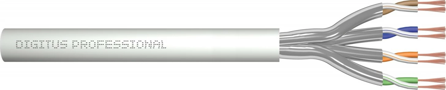 Kabllo rrjeti Digitus Cat 6A, U/FTP, 305m, Gri