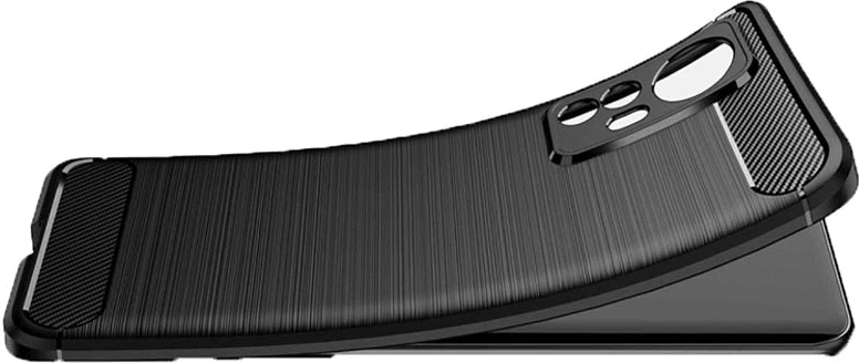 Mbështjellës silikoni HAVANA për Xiaomi 12T, matte carbon, i zi