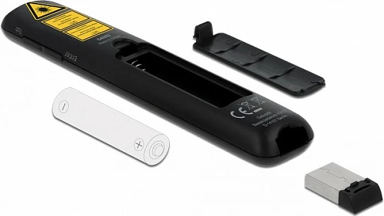 Prezantues USB laser DeLOCK, 2.4GHz, rreze 30 m, i zi