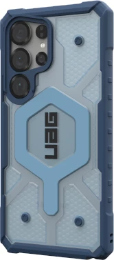 Mbështjellës UAG Pathfinder Clear Magnet Bundle me modul magnetik dhe rrip dore për Samsung Galaxy S25 Ultra 5G, Blu