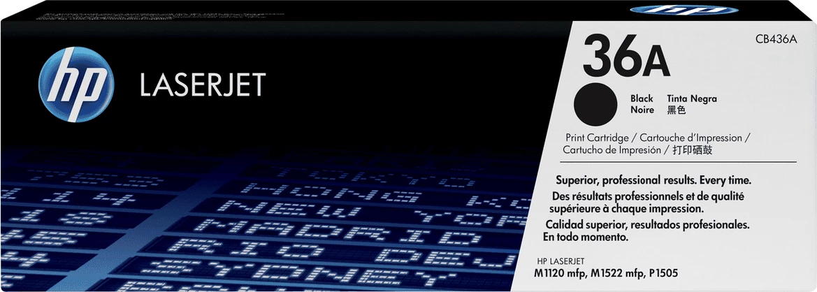 Toner HP 36A CB436A 2000 faqe standard, zi