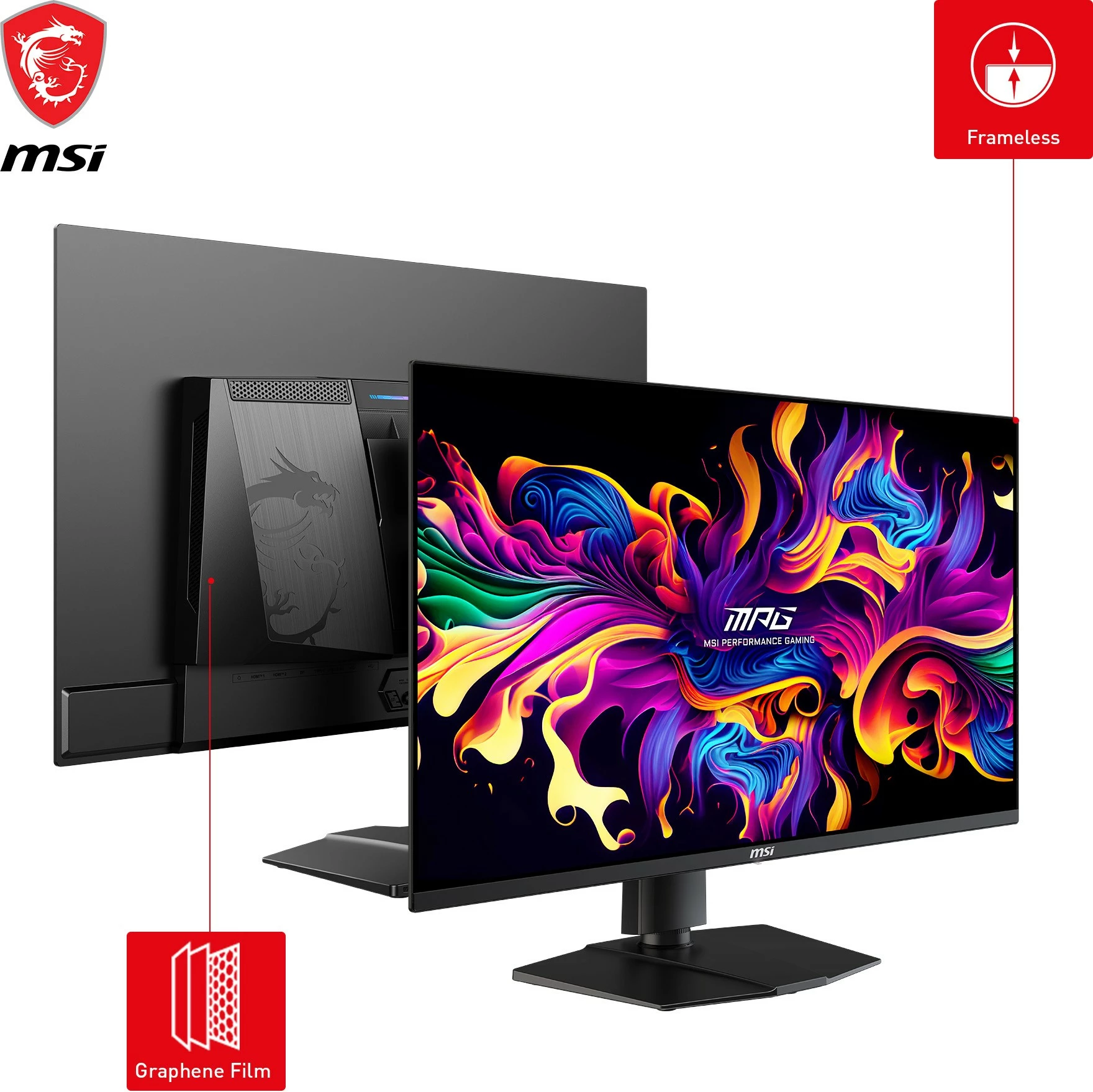 Monitor MSI MPG 321URXDE QD-OLED, 31.5 inç, 4K, 240Hz, USB-C, zi