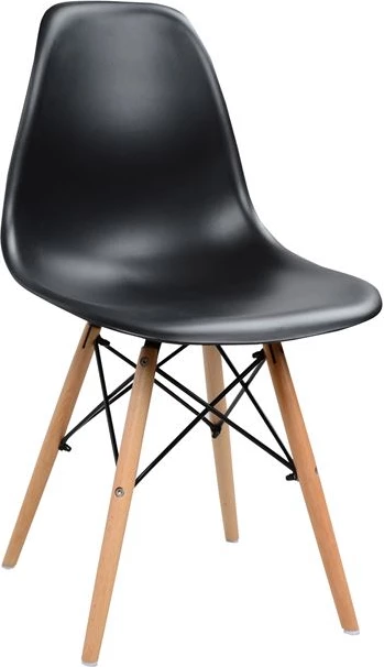 Set Karrige druri Twist PP FH8460.02, 46x50x82 cm, 4 copë, të zeza