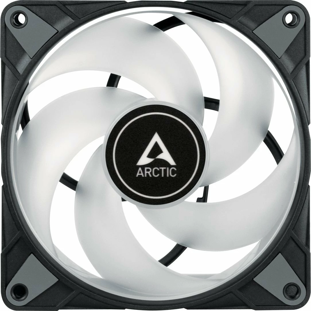 Ventilator PC Arctic P14 PWM PST RGB 0dB 140mm 3-pack, zi/bardhë