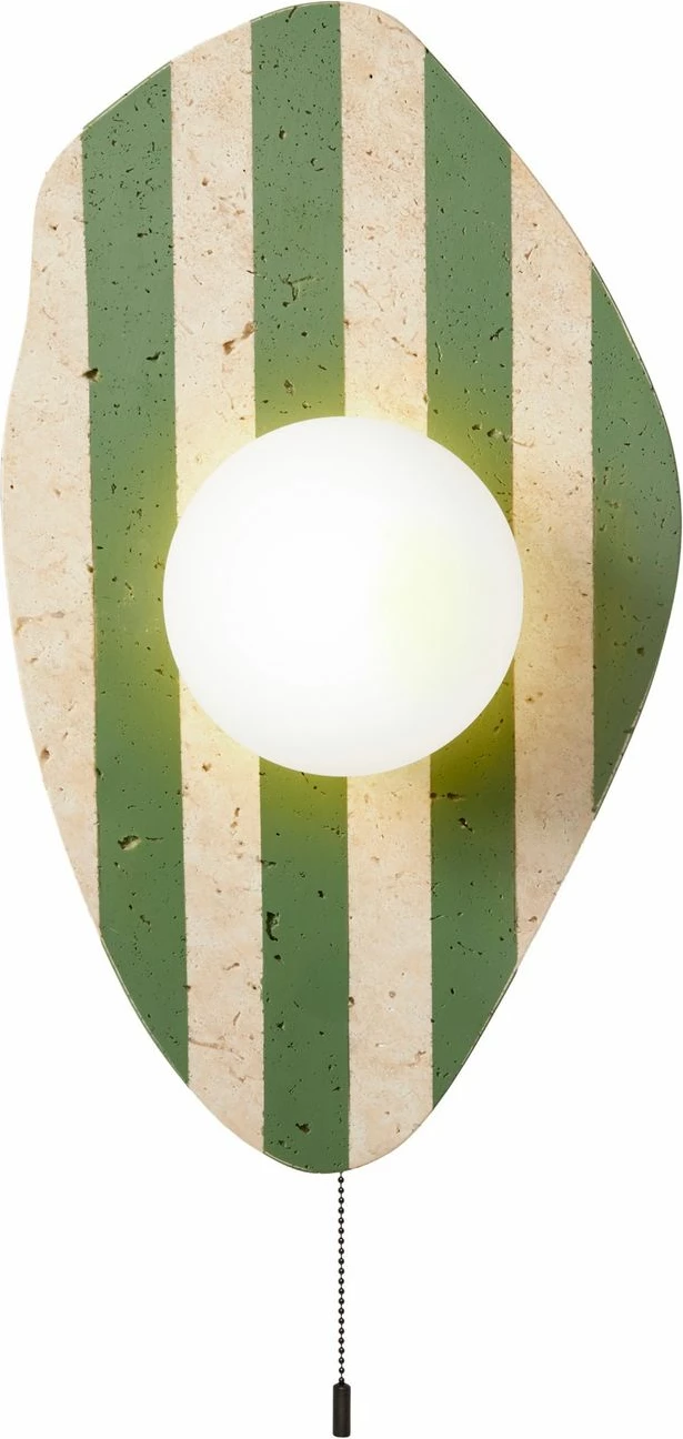 Llambë muri Opviq, ngjyrë bezhë, e bardhë, e gjelbër, TRAVERTINE BODY