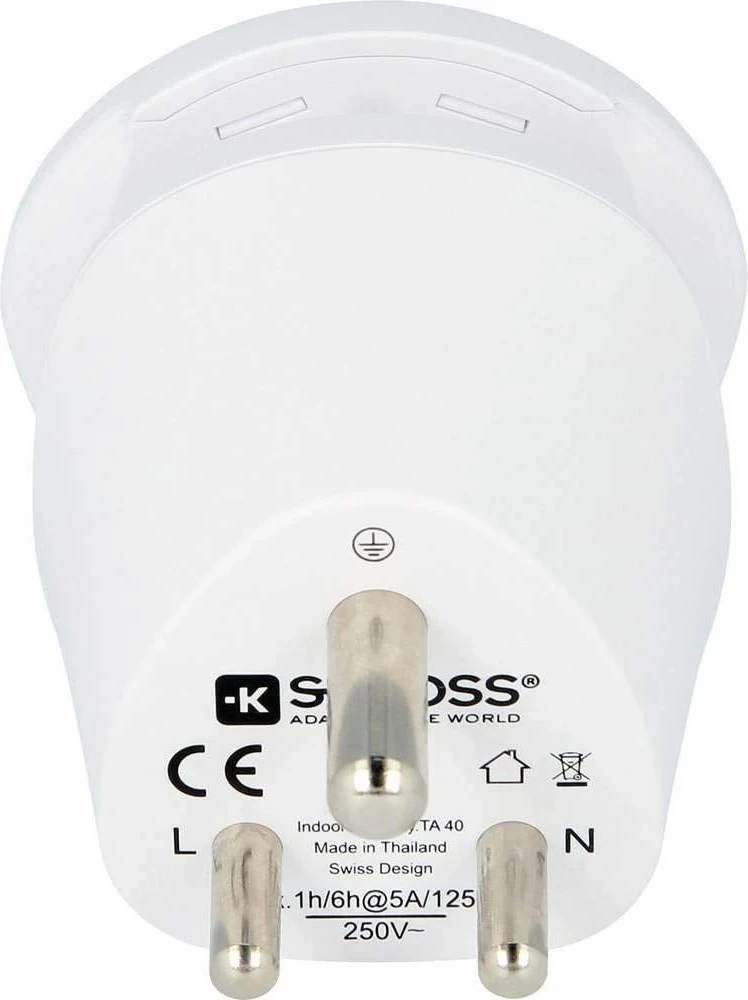 Adapter SKROSS, Poloni - Indi, bardhë