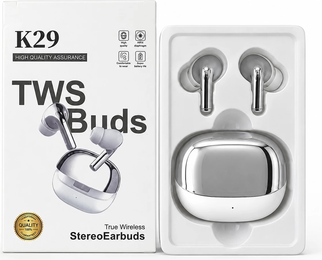 Kufje Wireless K29 TWS Buds me Kuti Karikimi