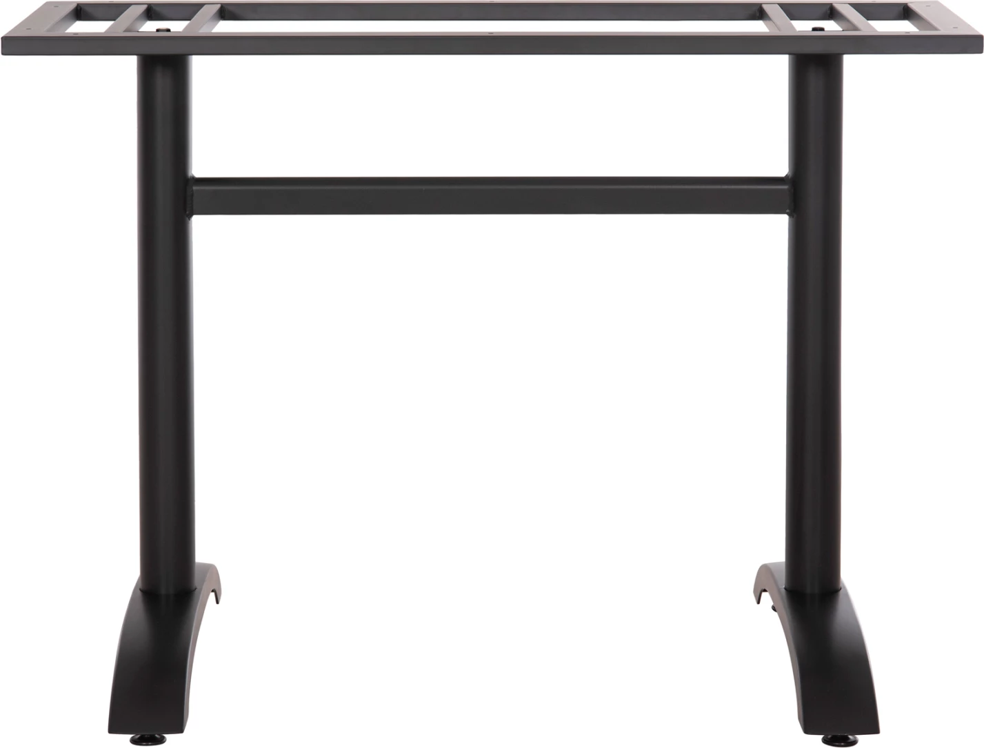 Bazë për tavolinë, metalike, ngjyrë e zezë mat, FH461.11, 100x40x73 cm
