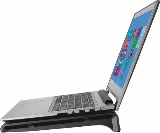 Ftohës për laptop Trust Azul 20104, deri 17.3", 2x120mm, USB, me drita LED, i zi