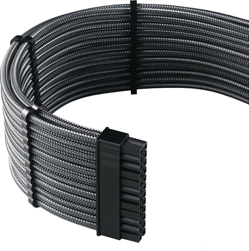 Kit kabllosh modulare CableMod C-Series PRO ModMesh për Corsair AXi/HXi/RM (Yellow Label), carbon