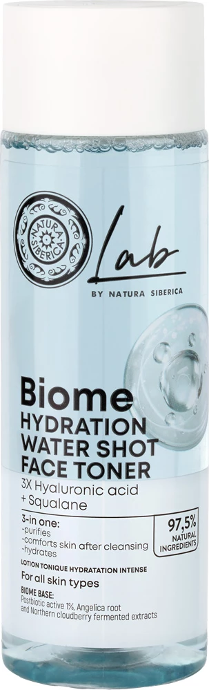 Tonik fytyre Natura Siberica Lab Biome Moisturizing për femra 200ml
