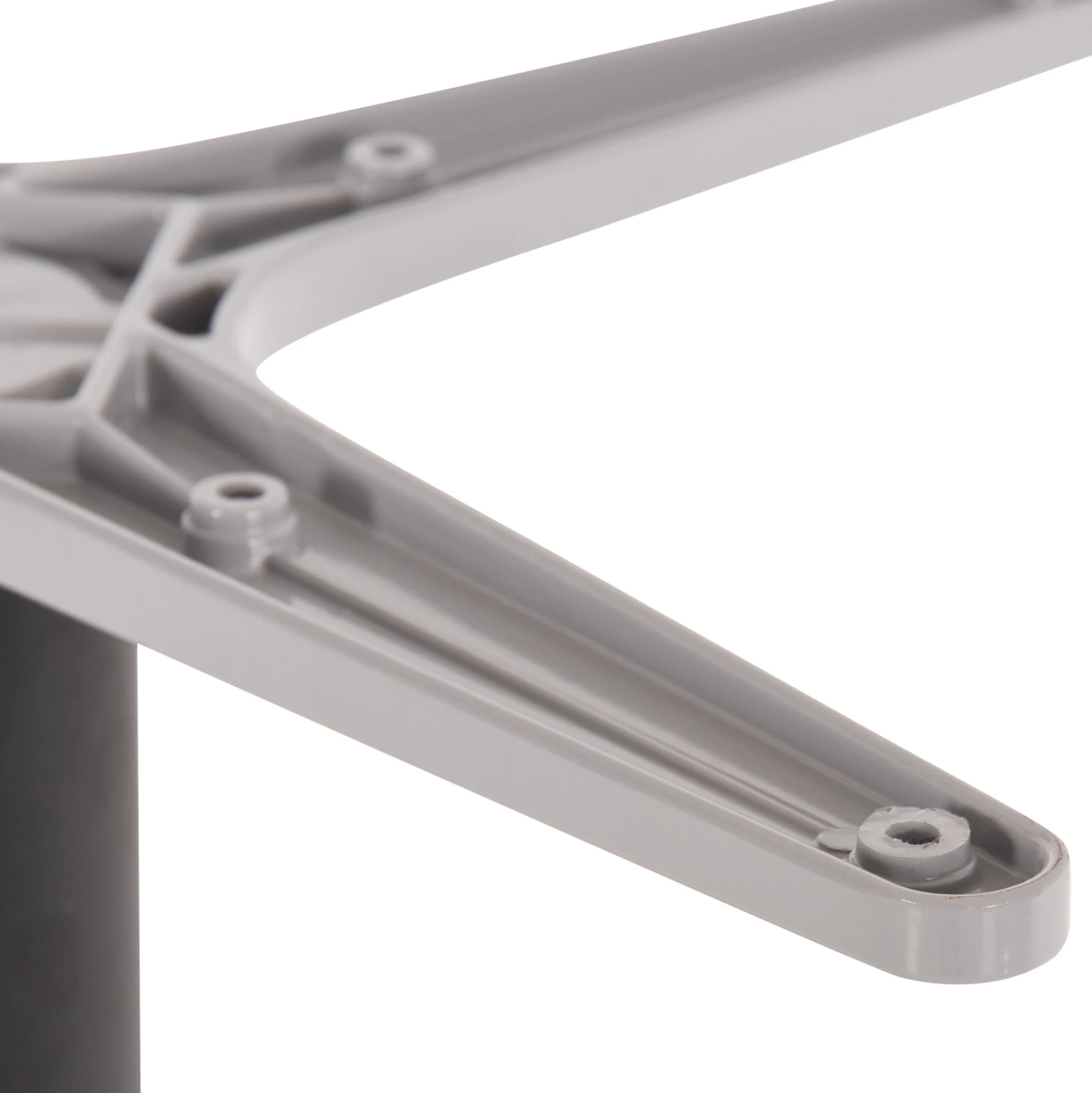 Bazë tavoline alumini, e zezë mat, FH476.01, 48x48 cm, Φ45x73H cm