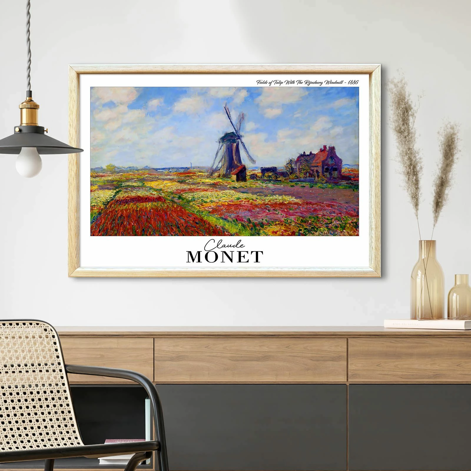 Pikturë dekorative me kornizë, Wallity, 4262AHSMONET-005