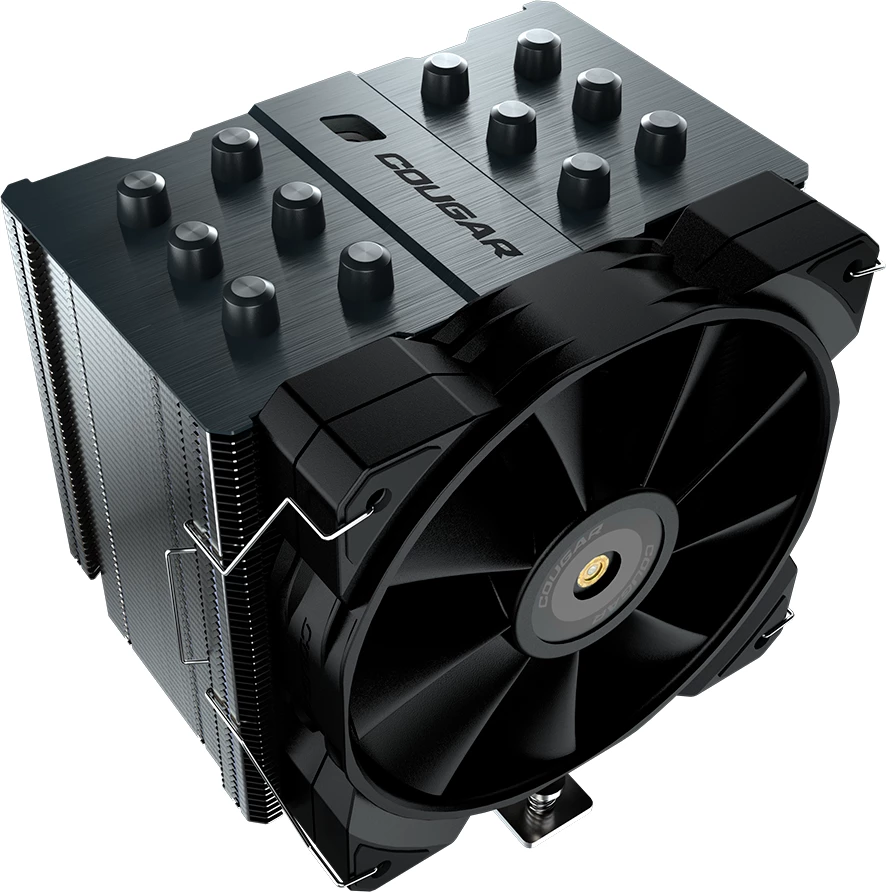 Ftohës CPU COUGAR Forza 85, 120mm PWM, 82.48 CFM, 600-2000 RPM, i zi