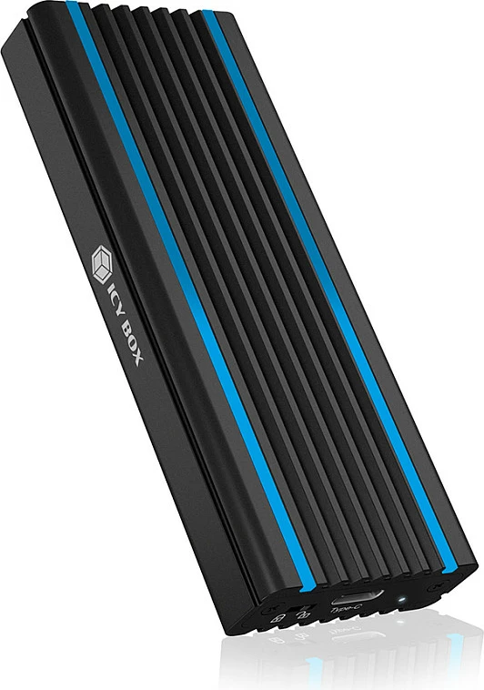 Kasë SSD ICY BOX IB-1824ML-C31, M.2, PCI Express 3.0, 10 Gbit/s, USB, E zezë