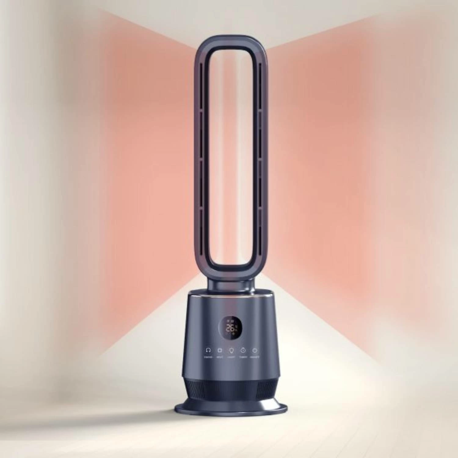 Ngrohës & ventilator 2‑në‑1, Elit, AUREA, 1000/2000W, temperaturë 16‑36°C, telekomandë, oscilim, kohëmatës 12h