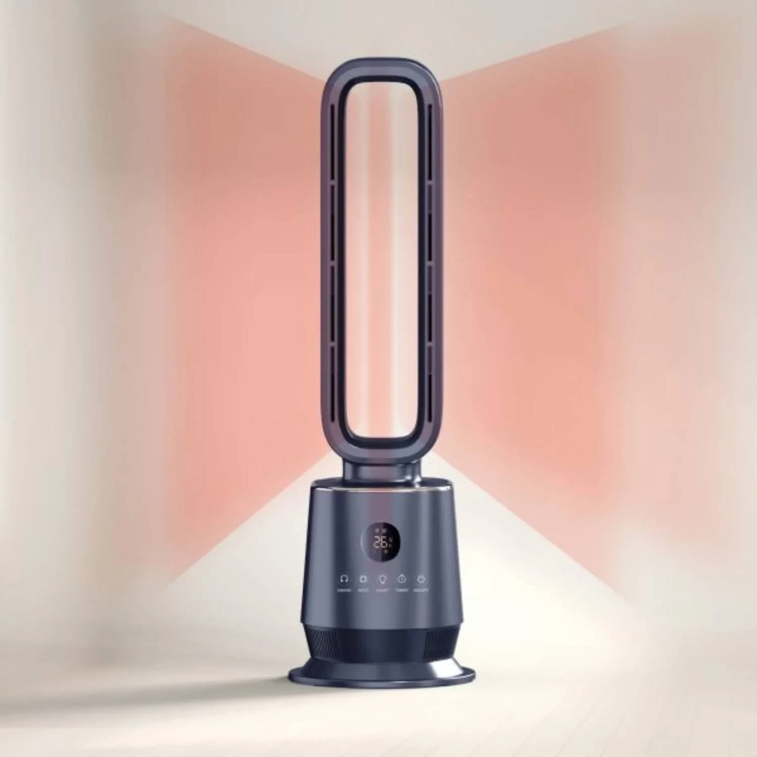 Ngrohës & ventilator 2‑në‑1, Elit, AUREA, 1000/2000W, temperaturë 16‑36°C, telekomandë, oscilim, kohëmatës 12h 8