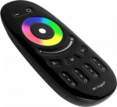 Telekomandë LED Miboxer Mi-Light RGBW, 4 zona, e zezë