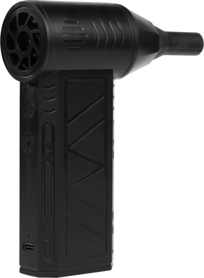 Fryrës pa kabllo mini, Savio, MD-01 (SAVMD-01), 4000 mAh, deri 100000 RPM, USB-C, dritë LED, 3 shpejtësi + Turbo, e zezë