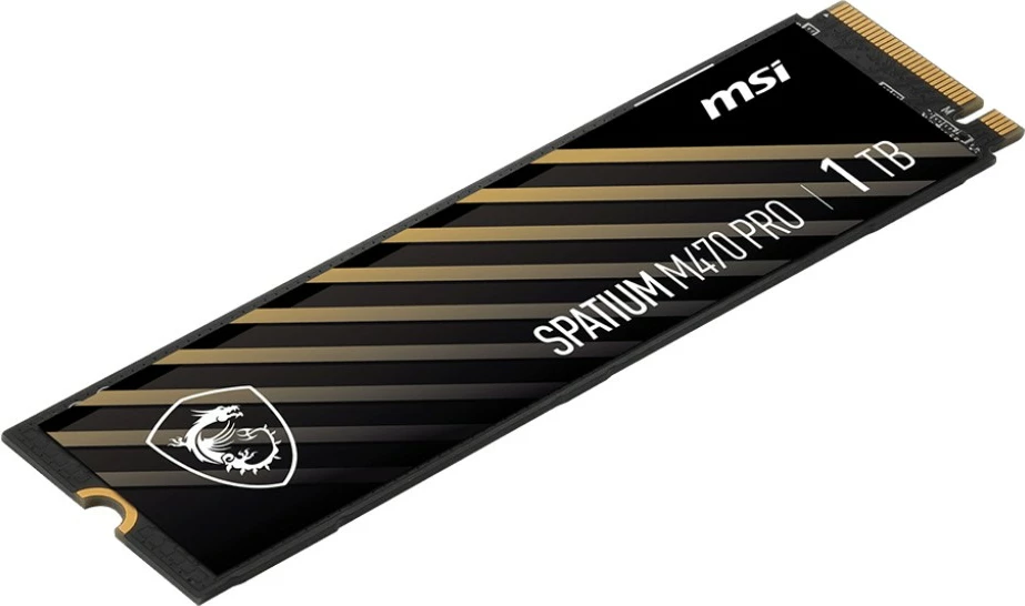 SSD MSI SPATIUM M470 PRO, 1TB, M.2 2280, PCIe 4.0, Zi/Ari