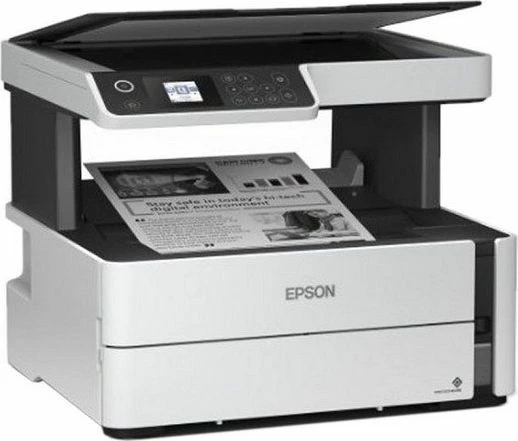 Printer multifunksional Epson EcoTank ET-M2170, A4, monokrom, Wi‑Fi/Ethernet, CISS, bardhë/zi