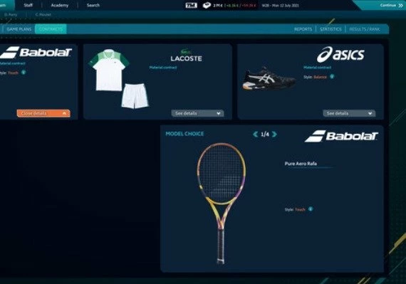 Tennis Manager 2021 EN/DE/FR/IT/ES Global