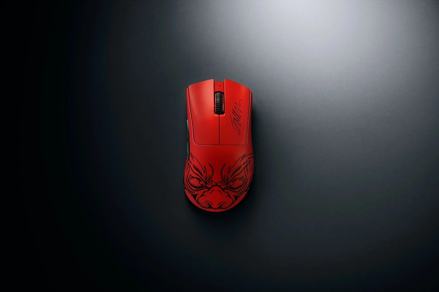 Maus Razer DeathAdder V3 Pro Faker Edition, wireless, 30000 DPI, i kuq