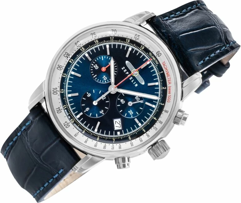 Orë dore për meshkuj Zeppelin, e kaltër