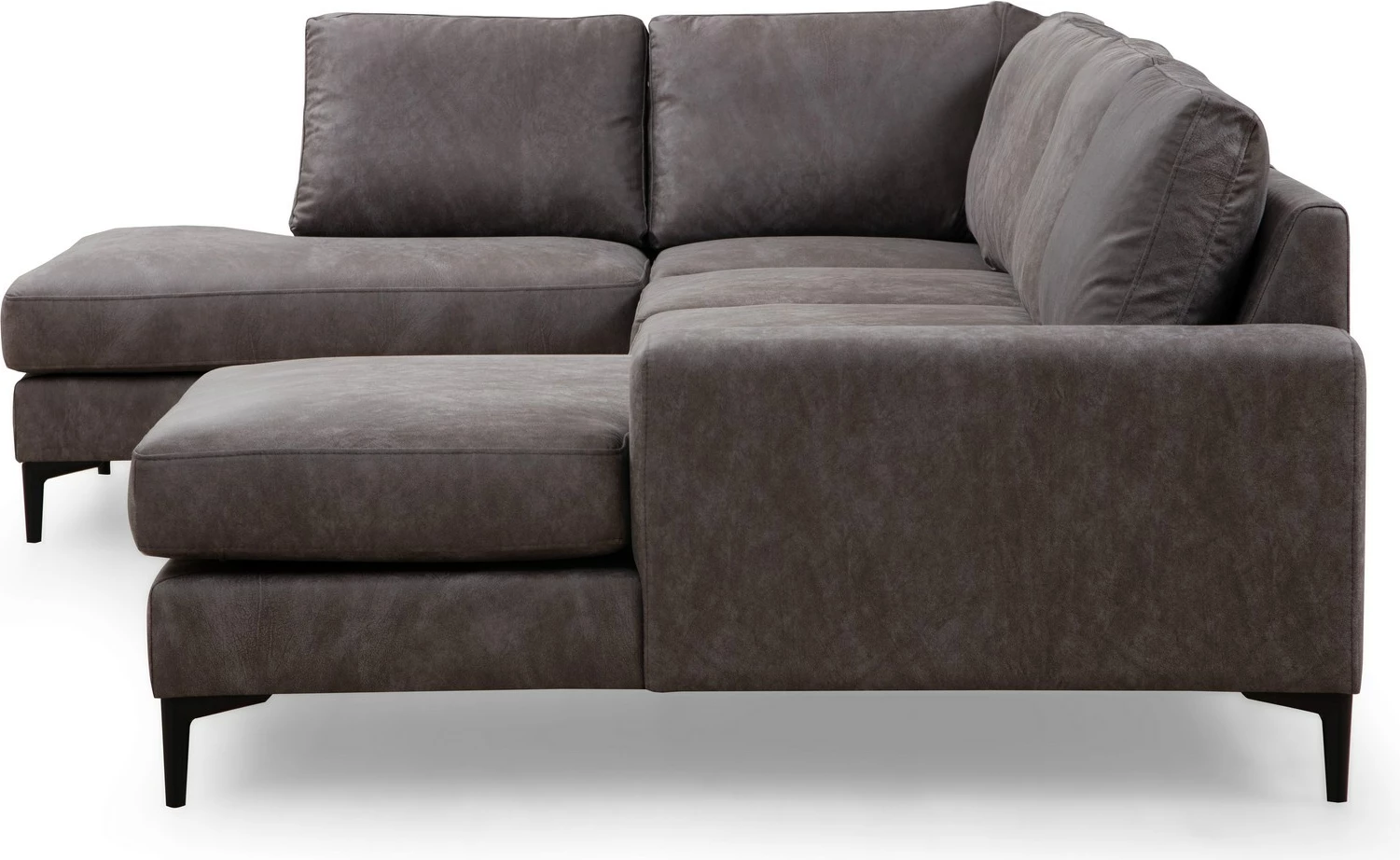 Kënd-sofë Porto, ngjyrë antracit, Atelier del Sofa, EOT-C-02-CHL, 4 pjesë