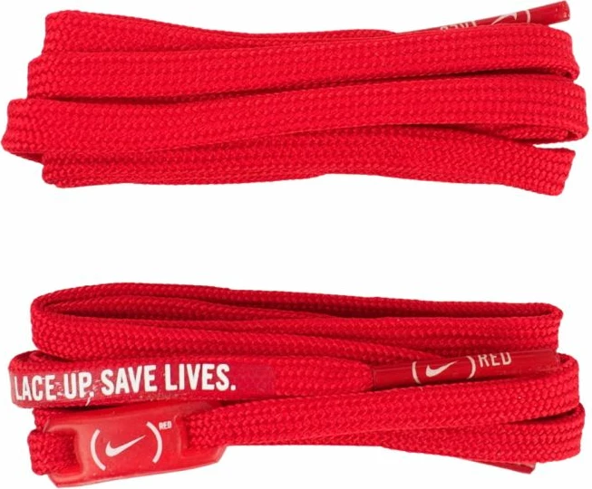 Lidhëse këpucësh Nike SZNUR, të kuqe, 2 copë