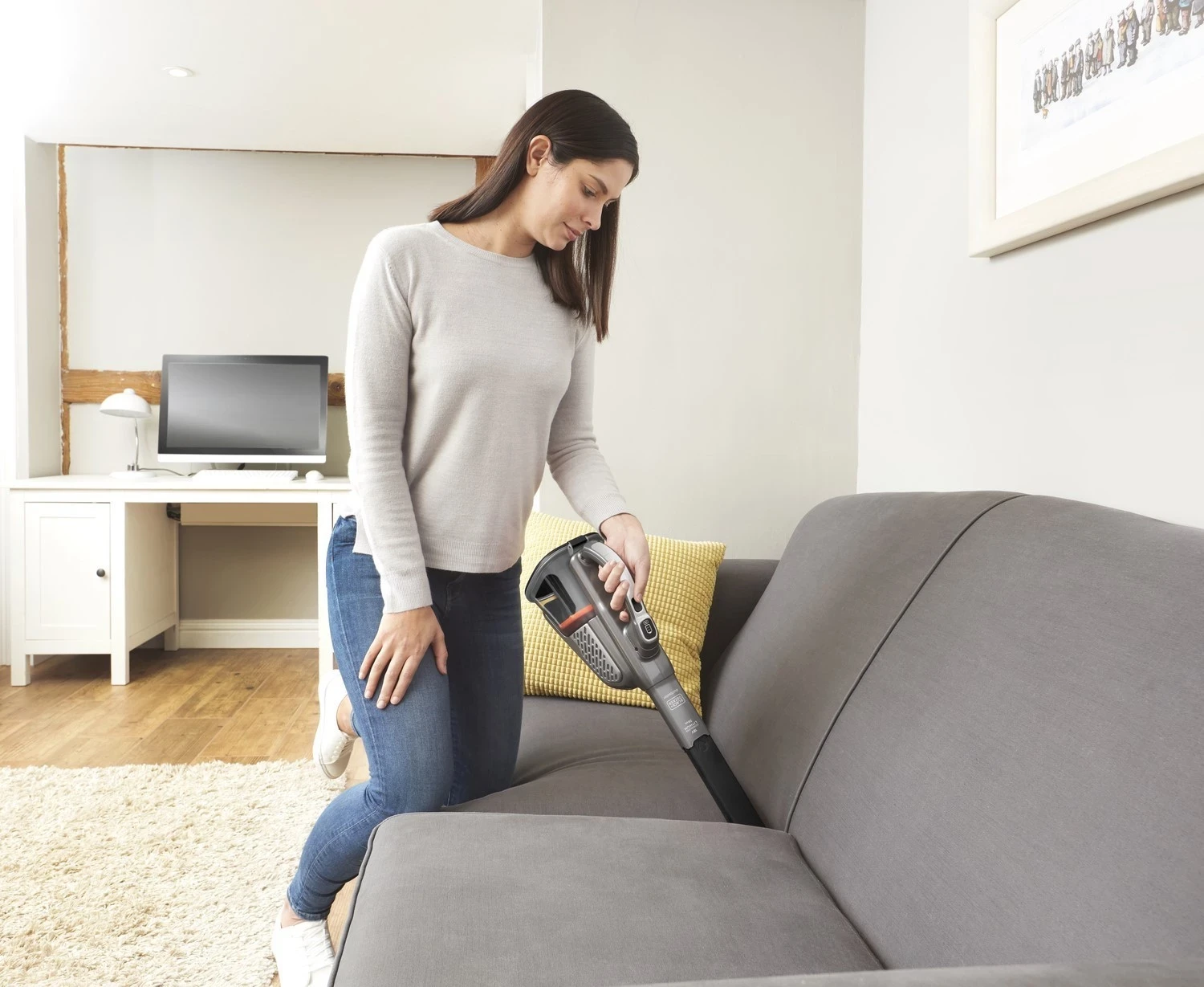 Pastrues portativ Black & Decker, gri-zezë