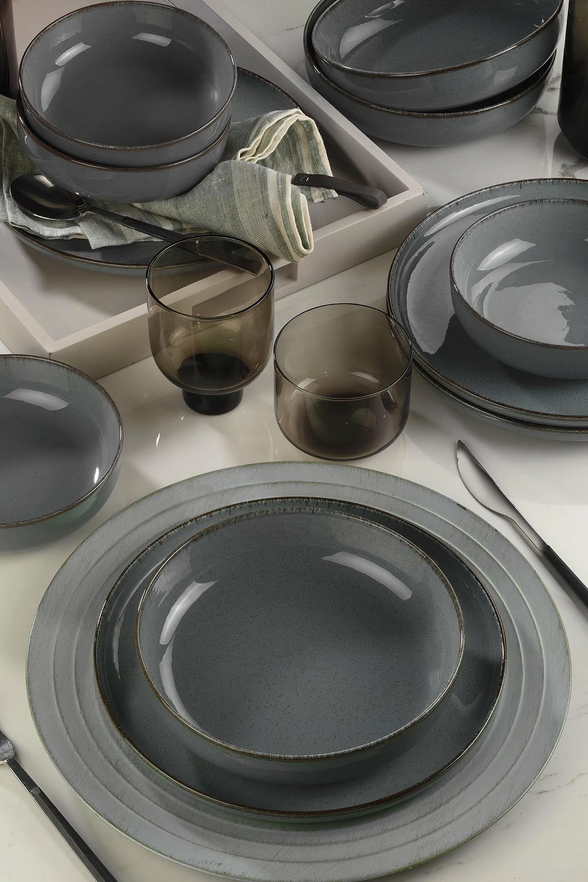 Set enësh për drekë (12 copë), Hermia, MOD12Y1730P01