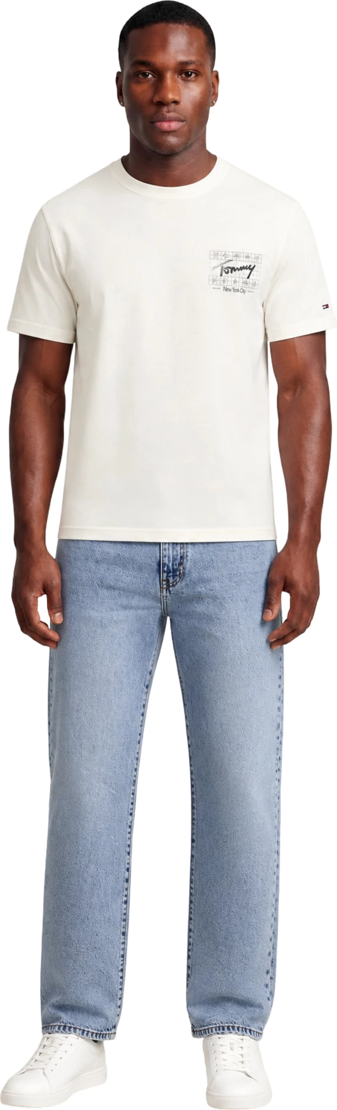 Maicë për meshkuj Tommy Hilfiger Jeans DM0DM23177, krem [Madhësia: XL]