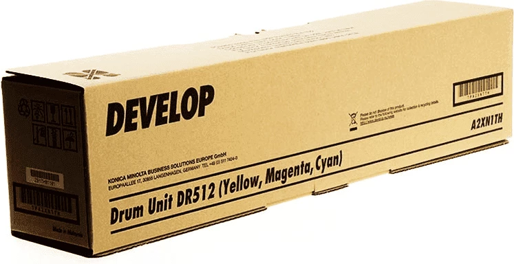 Drum unit, Develop DR-512 A2XN1TH, kapacitet 75,000 faqe, standard, Cyan Magenta Yellow, set C/M/Y