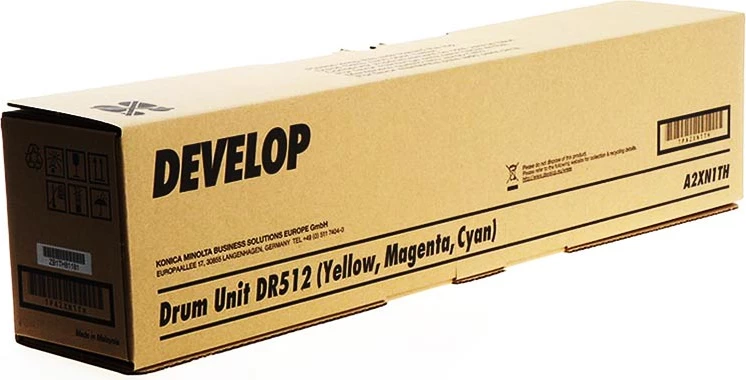 Drum unit, Develop DR-512 A2XN1TH, kapacitet 75,000 faqe, standard, Cyan Magenta Yellow, set C/M/Y