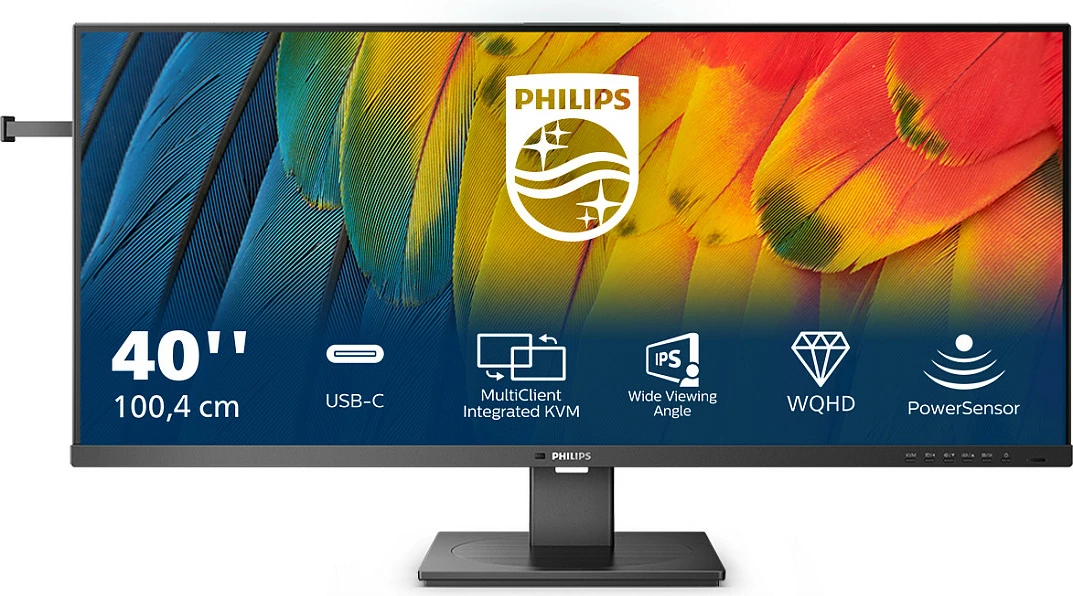 Monitor Philips 5000 series 40B1U5600/00, 40", Wide Quad HD, LCD, i zi