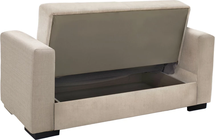 Set dhome ndeje 2 pjesë Vox stof ngjyrë krem