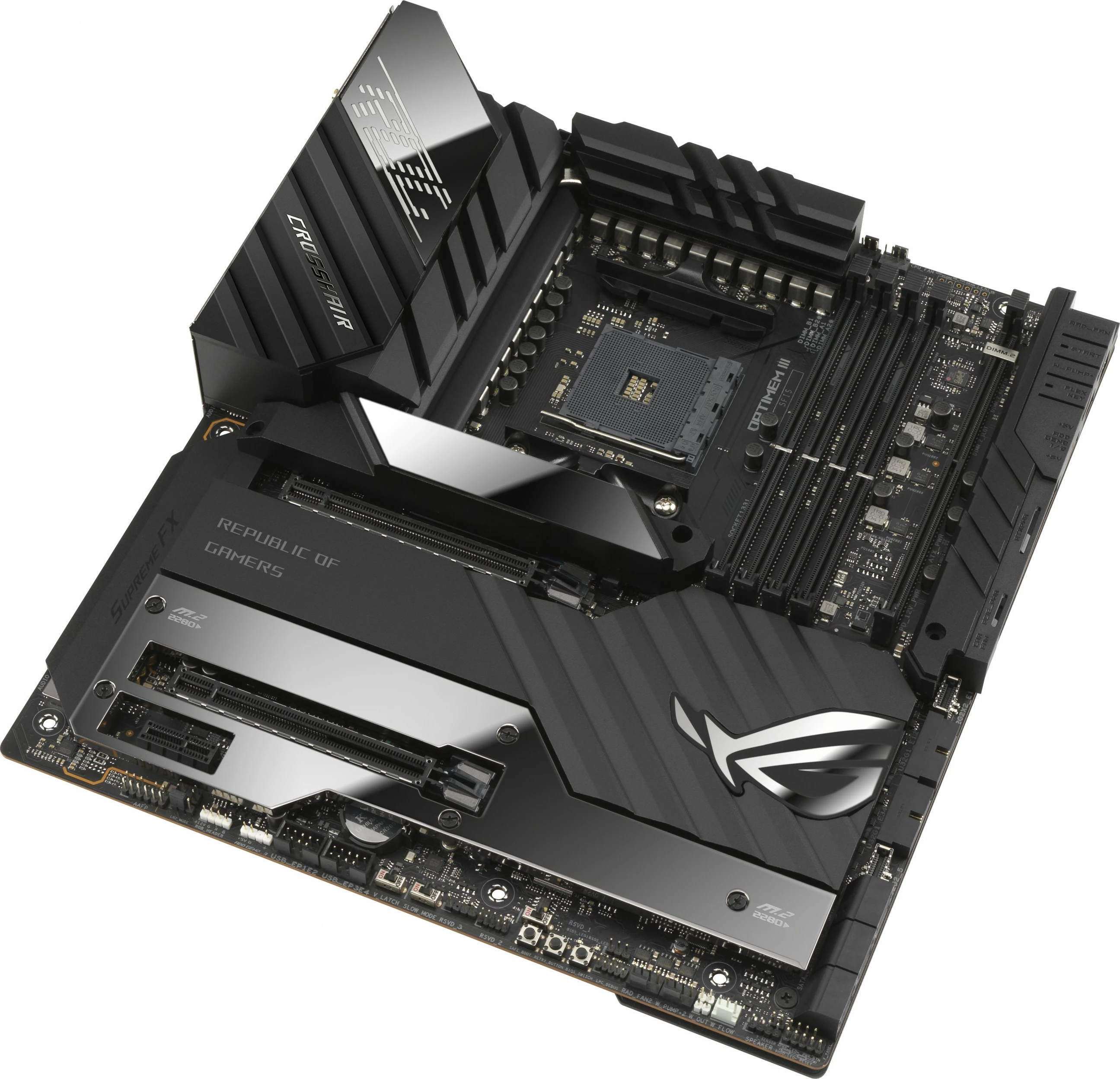 Pllakë amë ASUS ROG Crosshair VIII Extreme, AMD, Socket AM4, 128 GB, E zezë