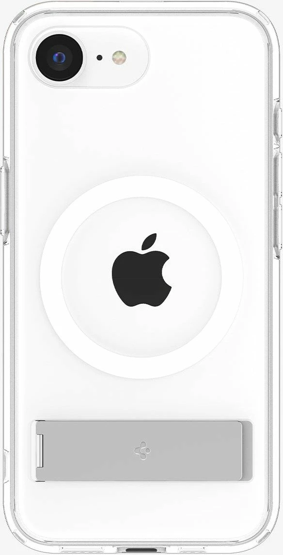 Mbështjellës Spigen Ultra Hybrid S MagSafe ACS09148 për iPhone 16e me kickstand, transparent