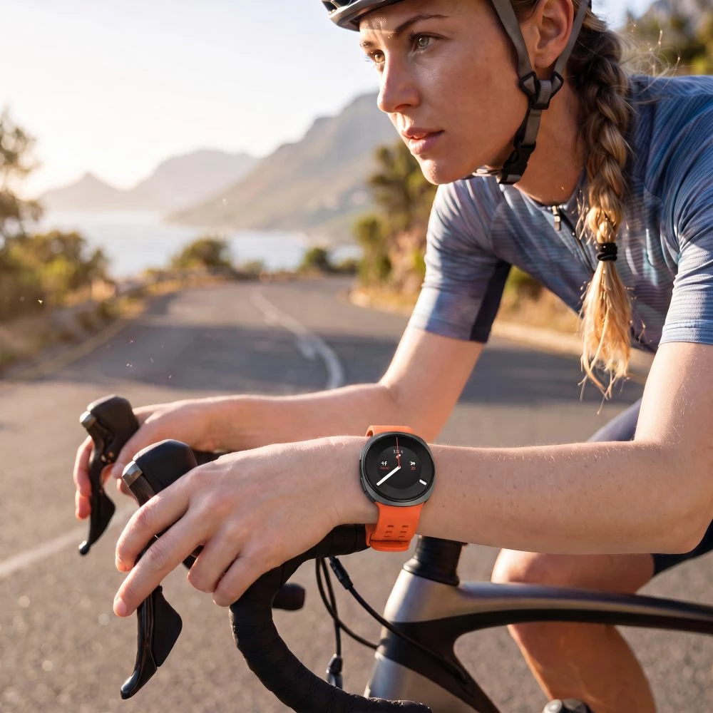 Rrip silikoni Tech-Protect Silicone Air për Smartwatch Samsung Galaxy Watch 8/9 Classic 40/44/46 mm, portokalli, 1 copë