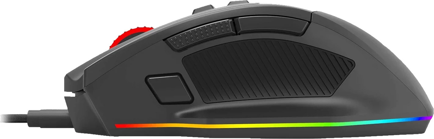 Maus me kabllo Redragon Rind M813-RGB, 16000 DPI, RGB, 7 butona, i zi