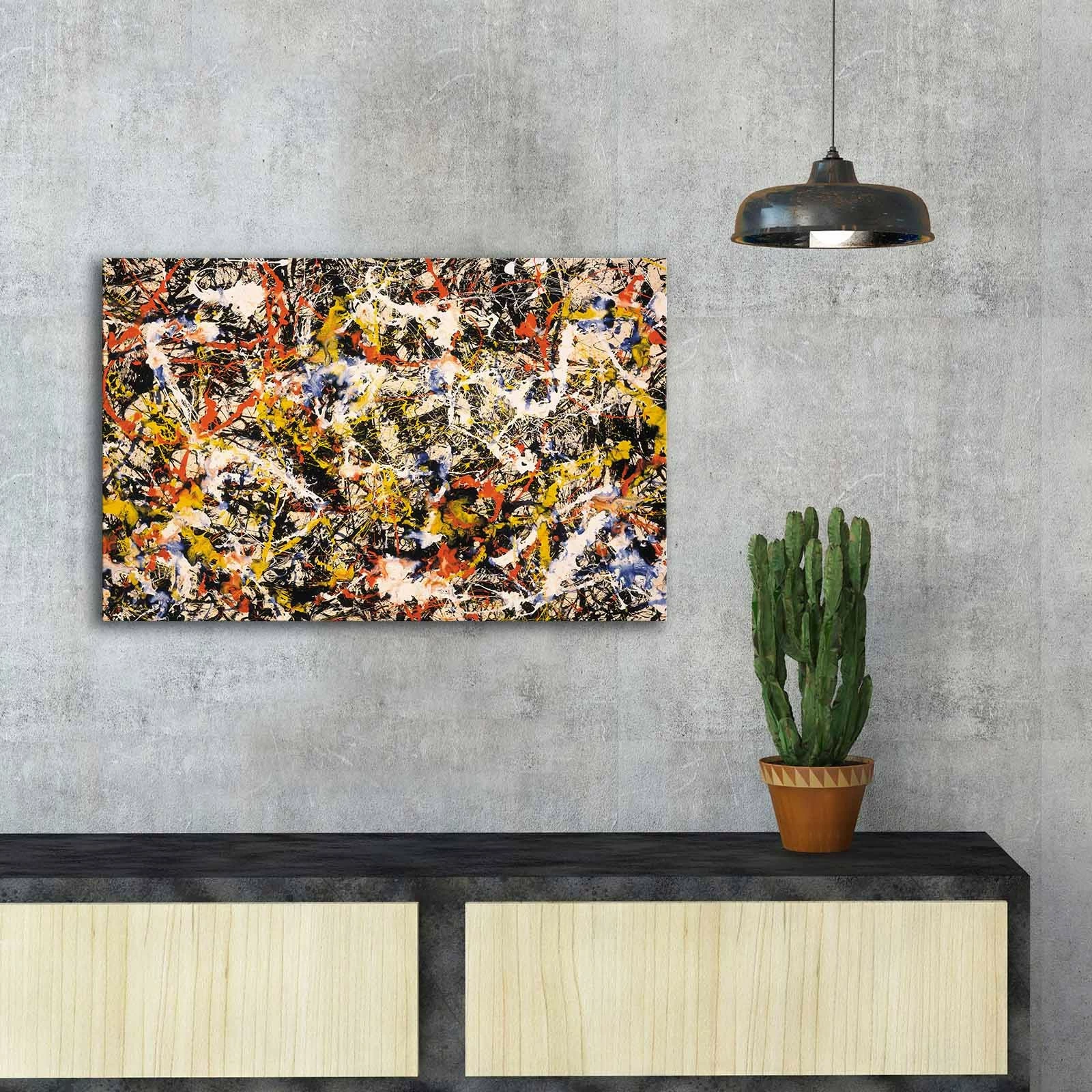 Pikturë dekorative në kanavacë, Wallity FAMOUSART-050, shumëngjyrëshe, 45x70cm