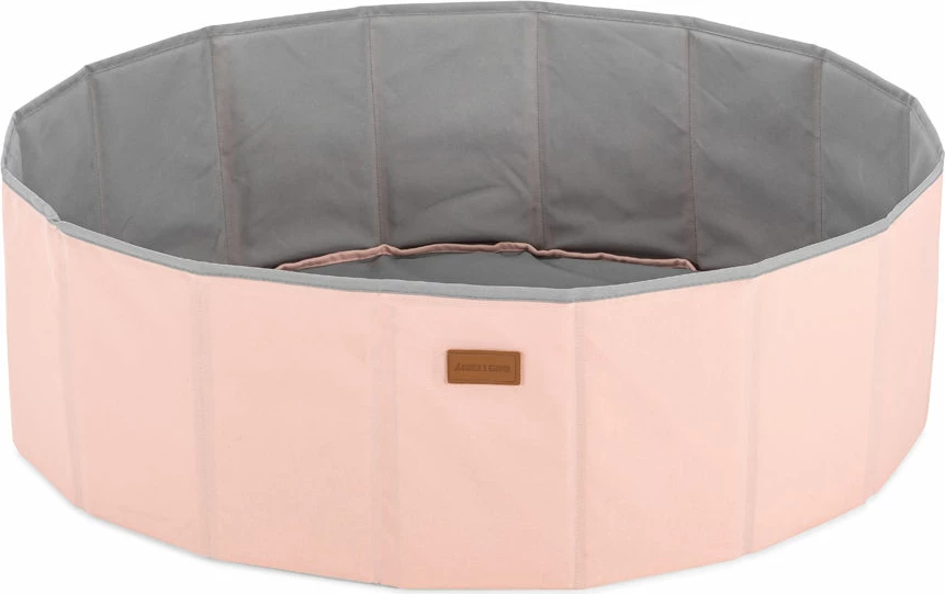 Pishinë topash për fëmijë, palosëse, ngjyrë rozë, 150 topa, Evila Originals