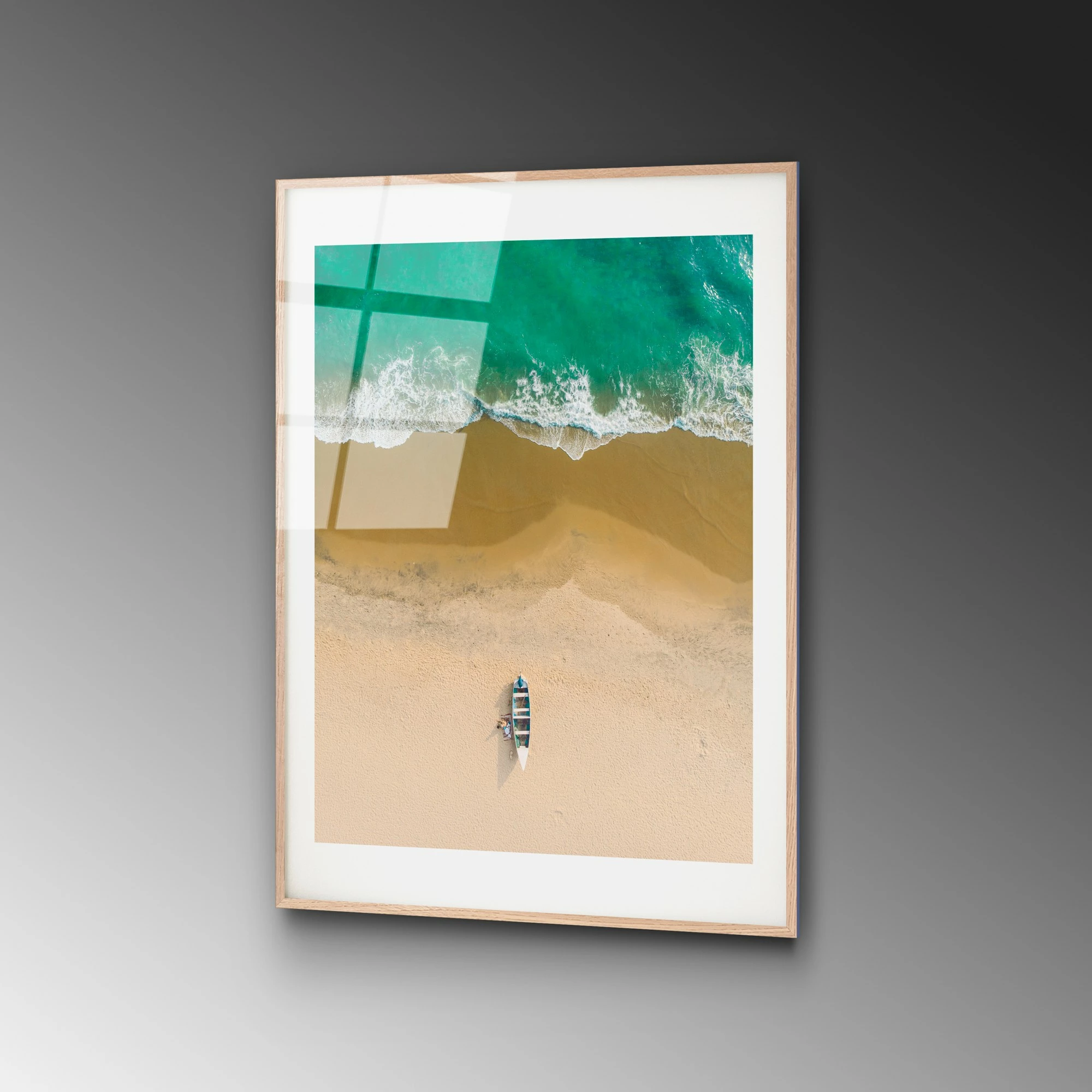 Pikturë dekorative prej xhami të temperuar, Wallity, UV-1072, 30x45cm