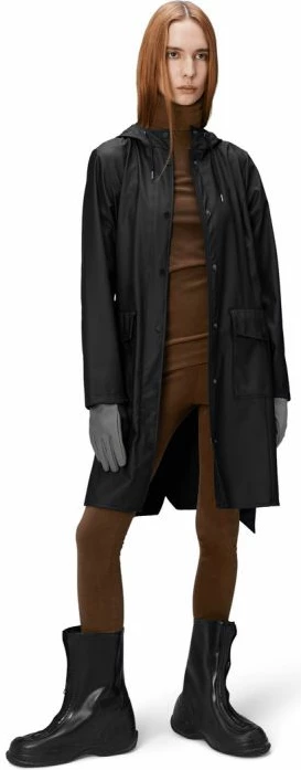 Jakne për femra Rains, e zezë