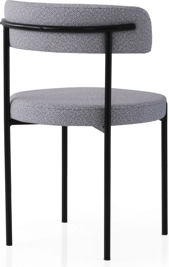 Set karrigesh (2 copë), Skye Decor, Gını - 4013 V2, ngjyrë e zezë dhe gri e errët