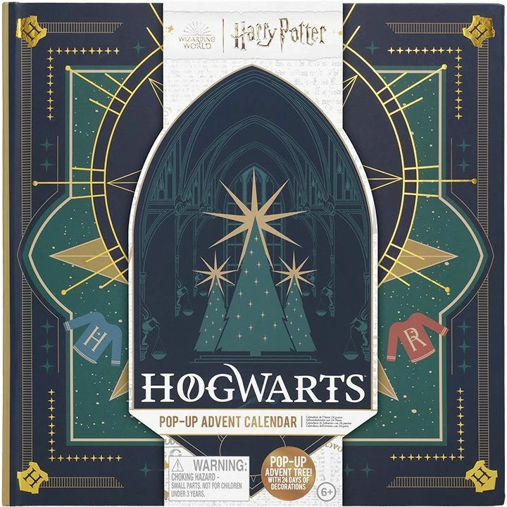 Kalendar adventi pop-up Paladone Harry Potter Hogwarts, 24 ornamente kartoni