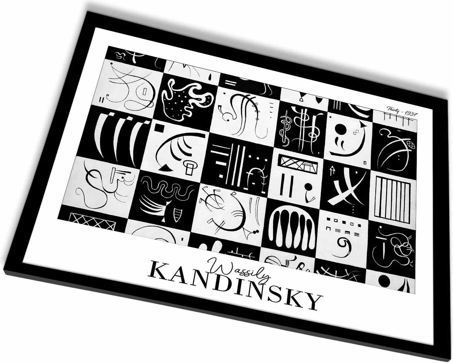 Pikturë dekorative me kornizë, Wallity, 4262SYHKANDINSKY-027