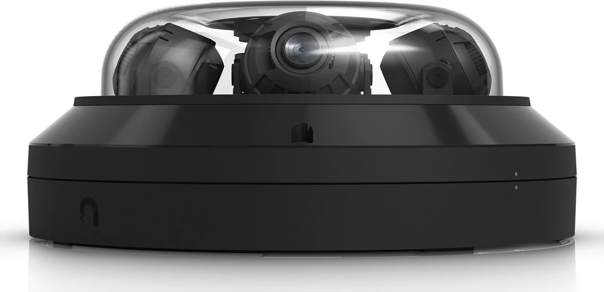 Kamerë sigurie Ubiquiti UVC-AI-MS-4-B, 4K 360°, Gigabit Ethernet, IR, MicroSD, IP66/IK10, e zezë