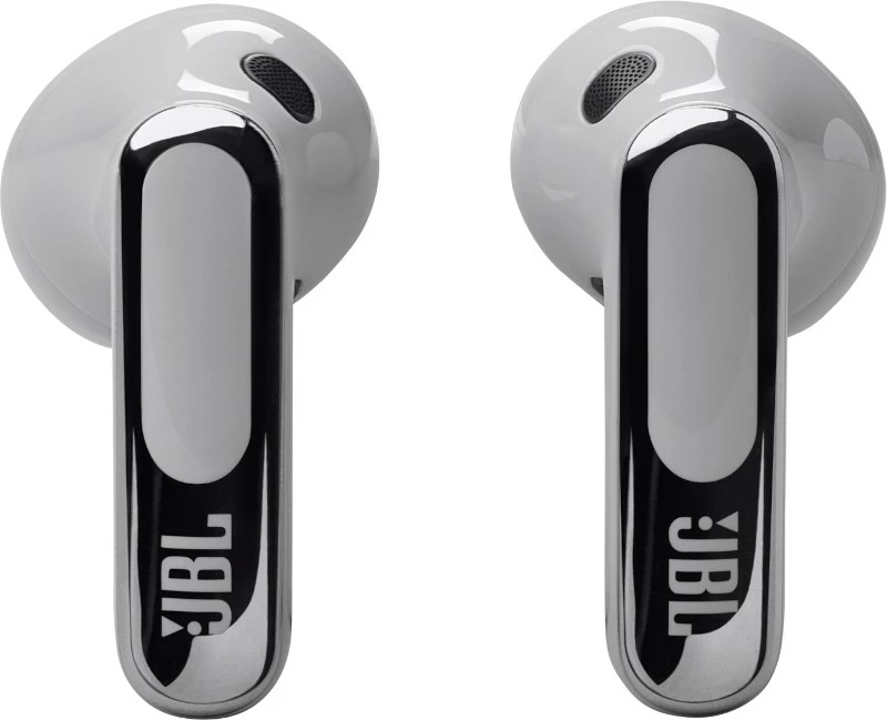 Kufje JBL LIVE FLEX3 wireless, Bluetooth 5.2, me kuti karikimi, silver
